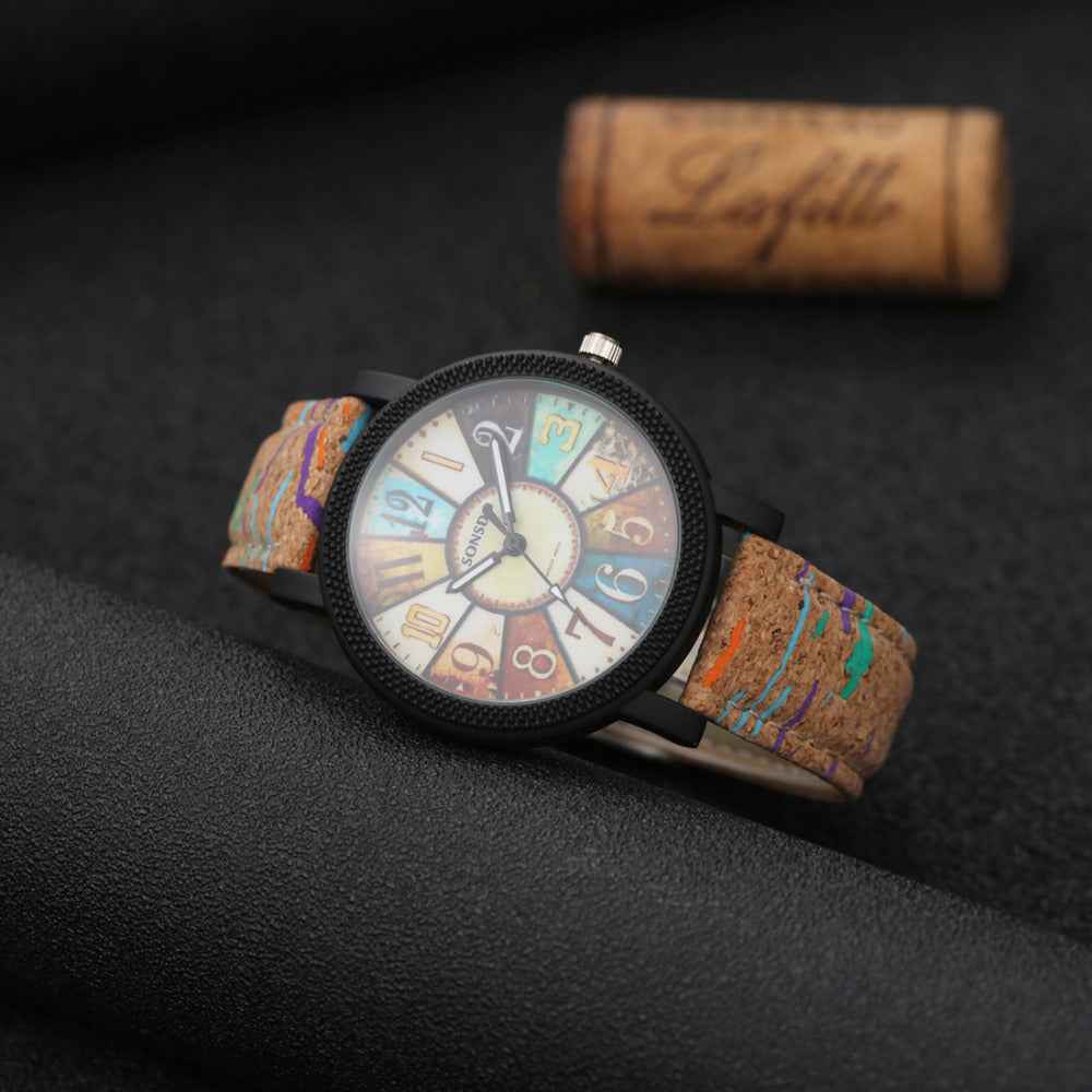 Vintage Leather Women Watch - Casual Quartz Wrist Watch Gift Clock