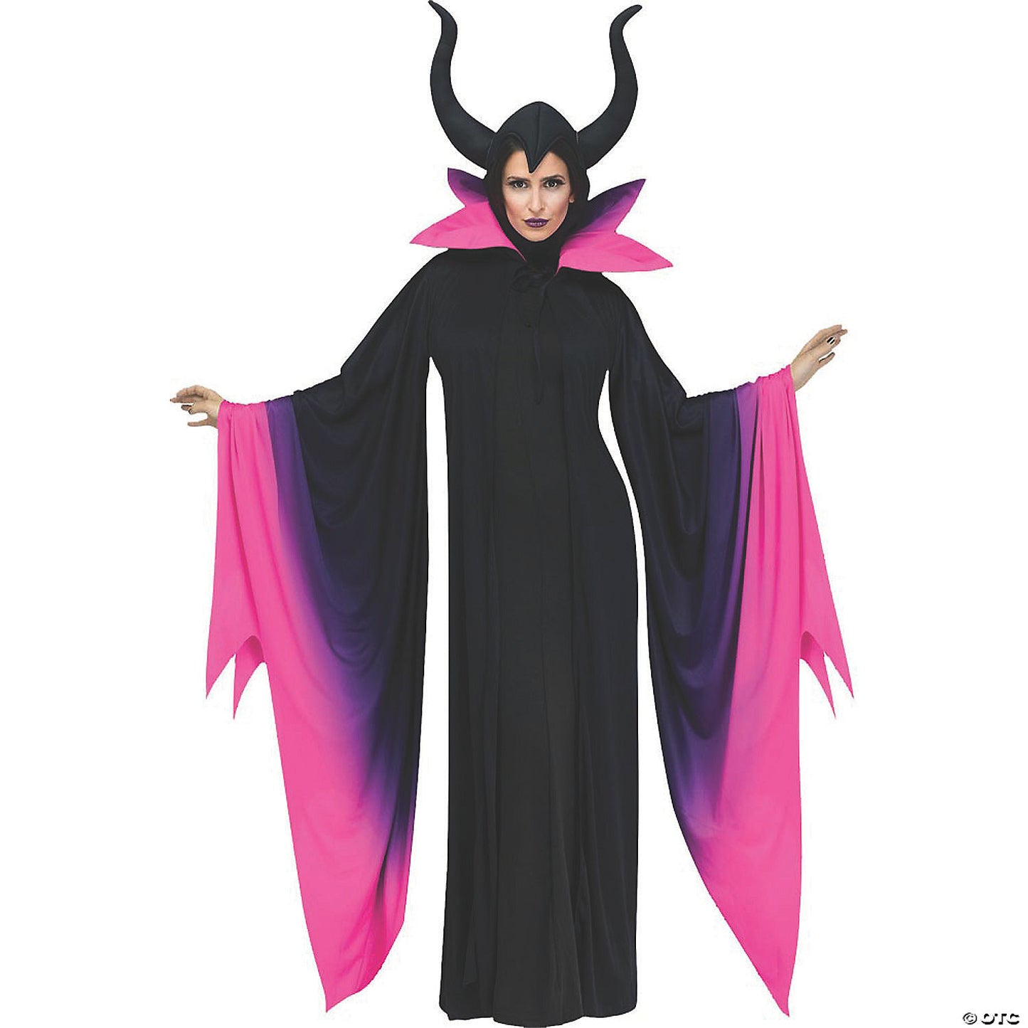 Evil queen robe cap adlt