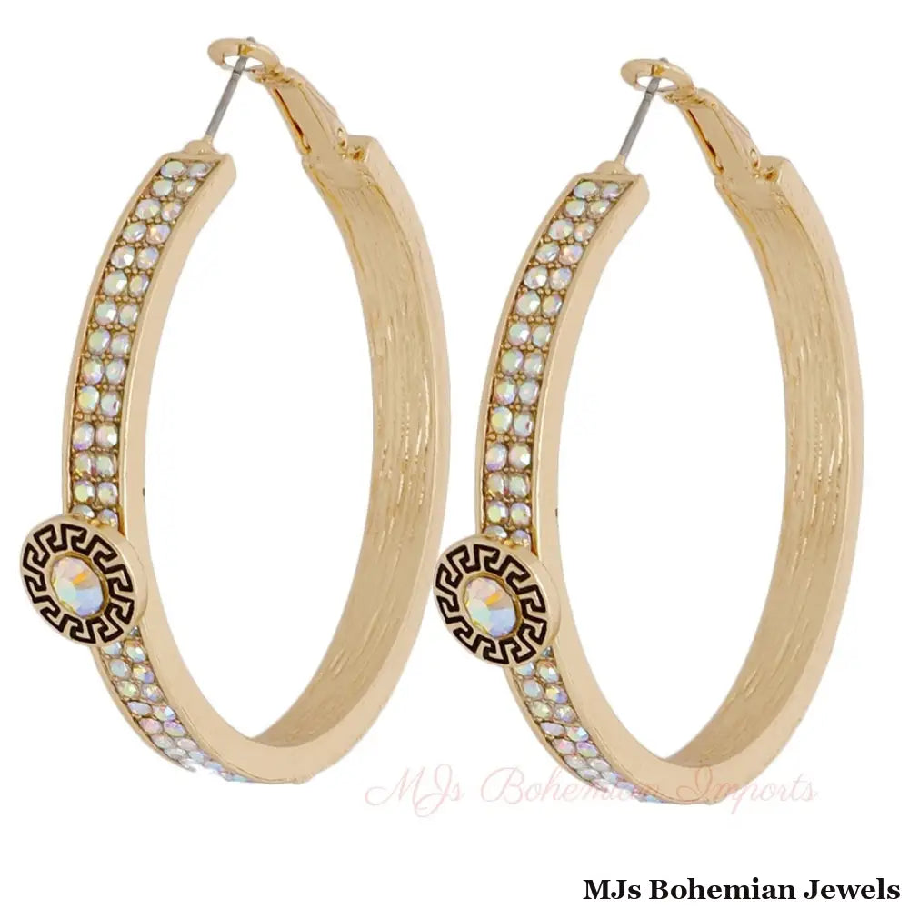 Aurora Borealis Accents - Bespoke Hoops