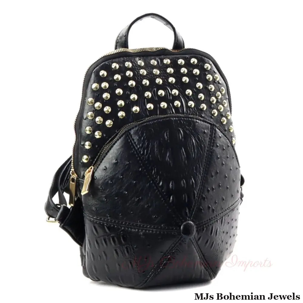 Black Baseball Hat Shaped Backpack