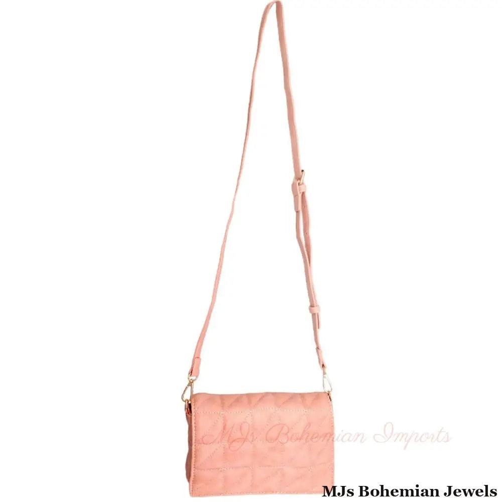 Blush Quilted Boxy Crossbody