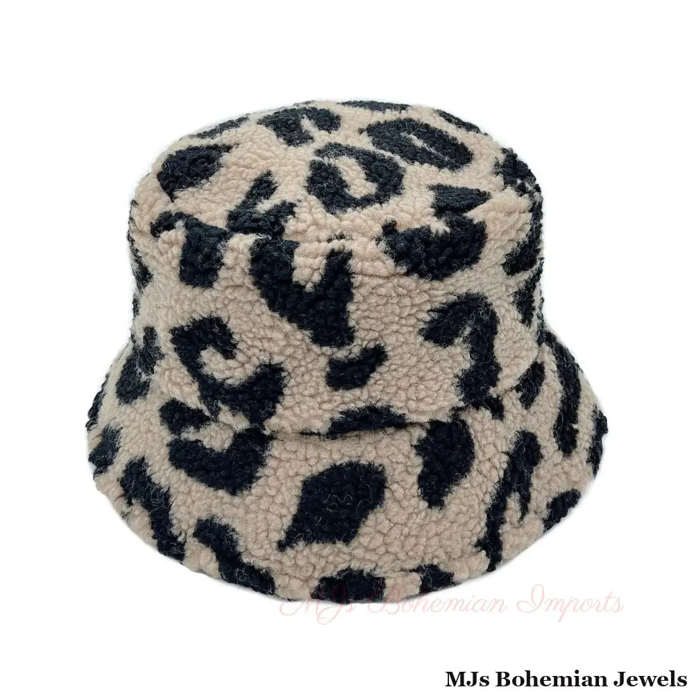Camel Leopard Teddy Bucket Hat