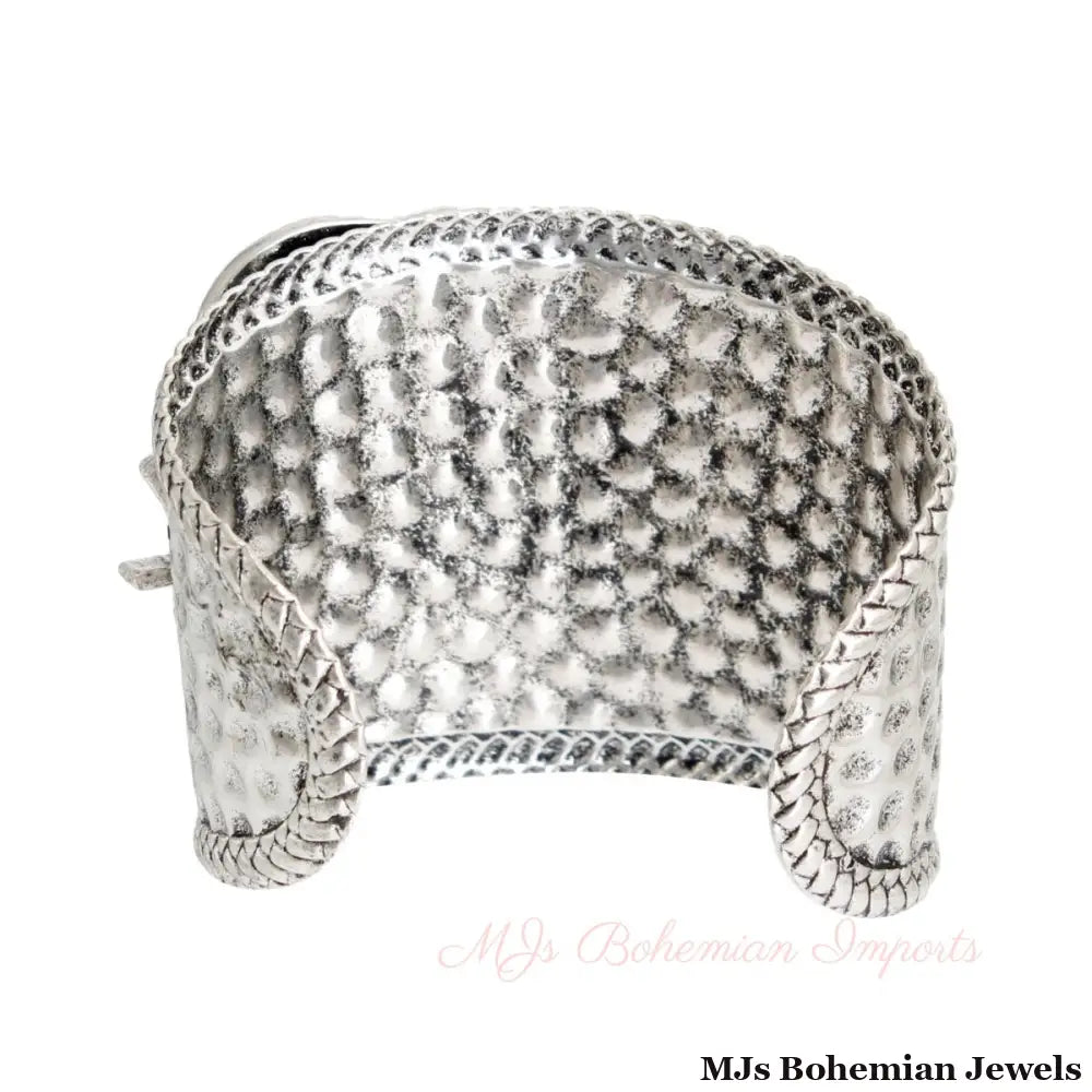 Full Black Elephant Cuff