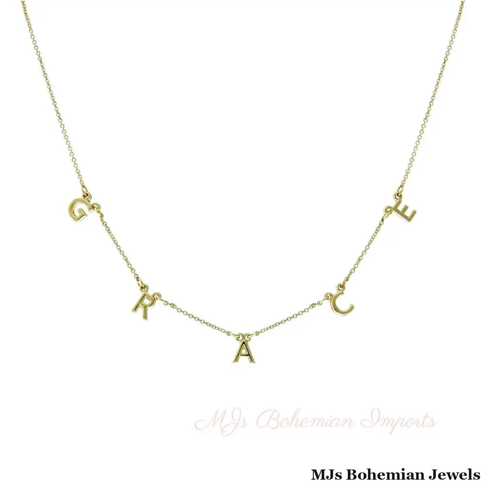 Grace Gold Station Necklace