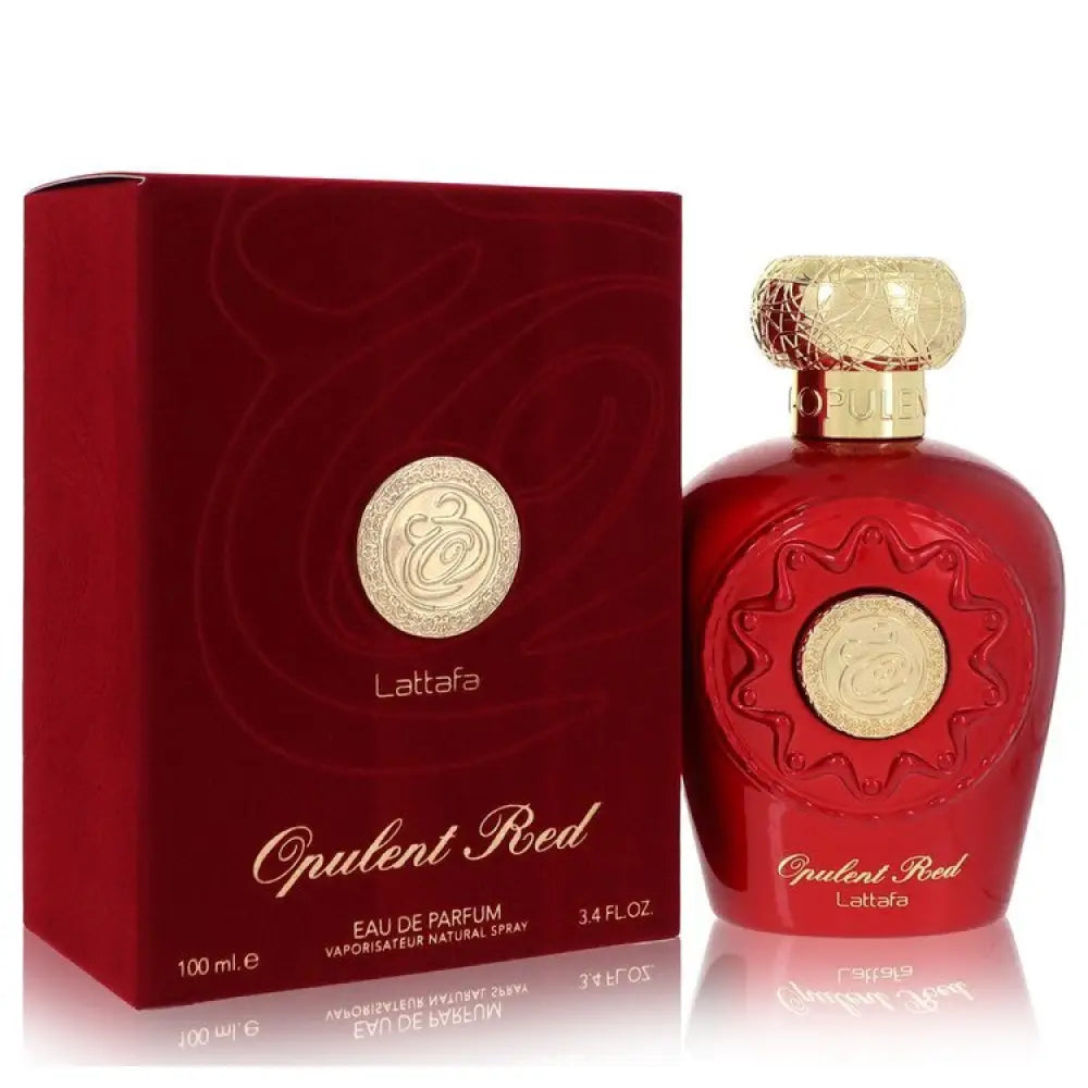 Lattafa Opulent Red by Lattafa Eau De Parfum Spray 3.4 oz Women