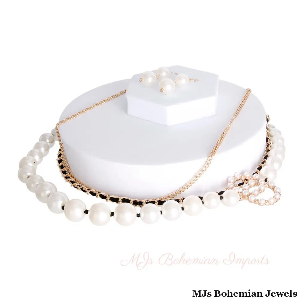 Lustrous Layered Pearl Necklace - Bespoke Dupe