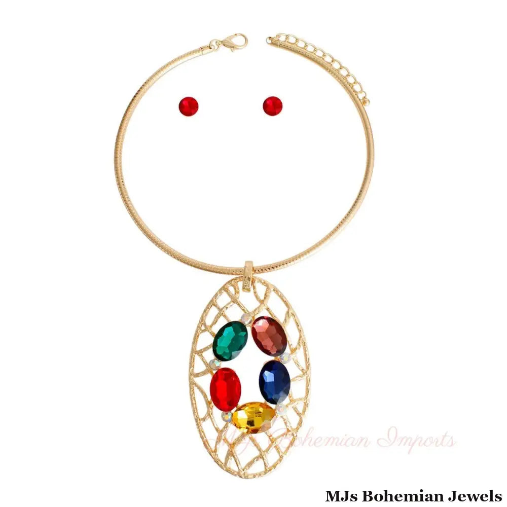 Multi Woven Oval Set