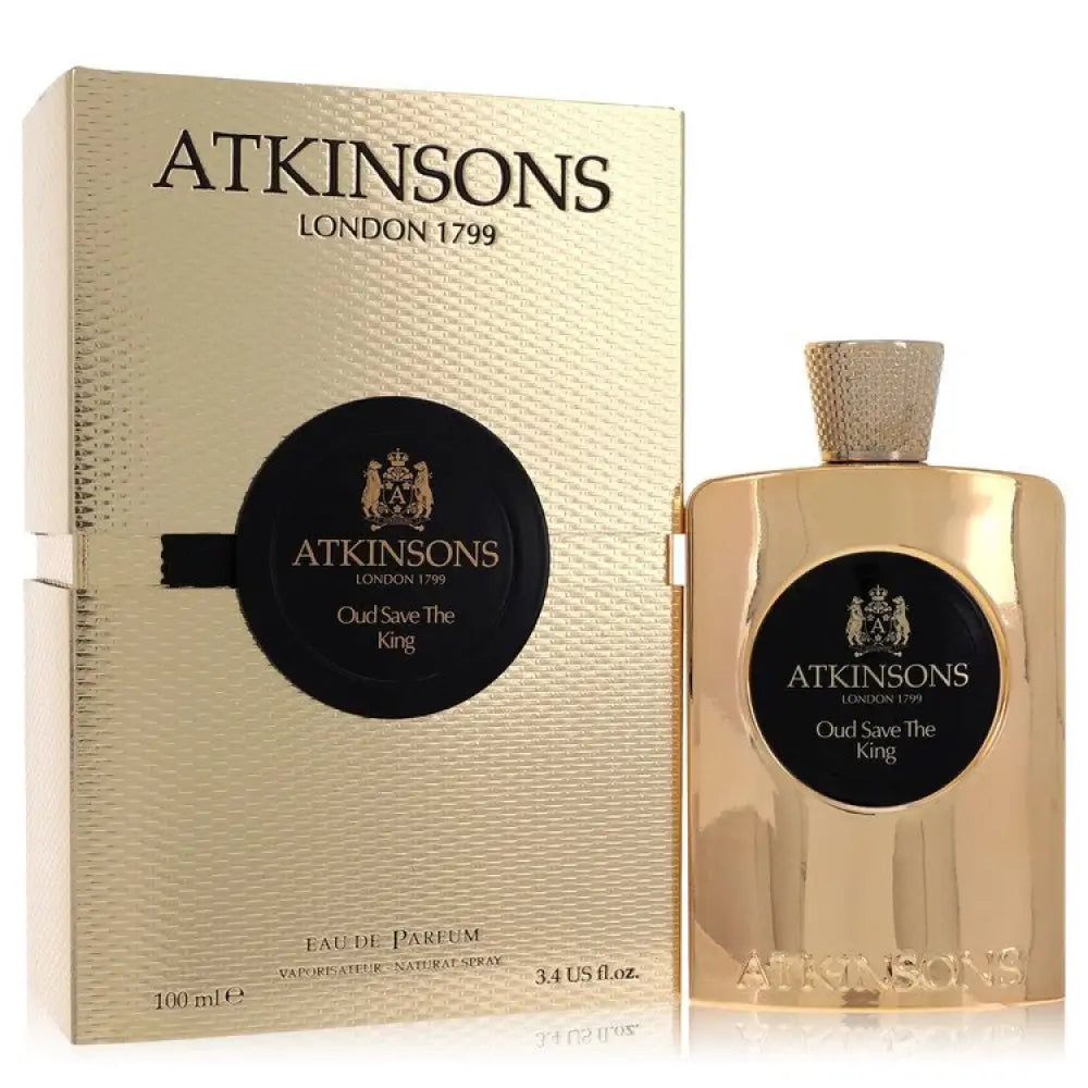 Oud Save The King by Atkinsons Eau De Parfum Spray 3.3 oz Men