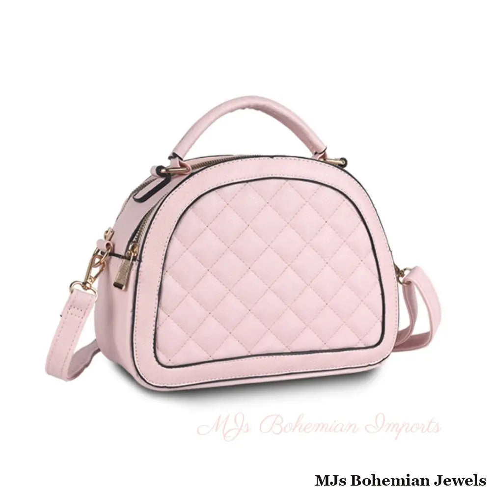 Pink Quilted Canteen Bag