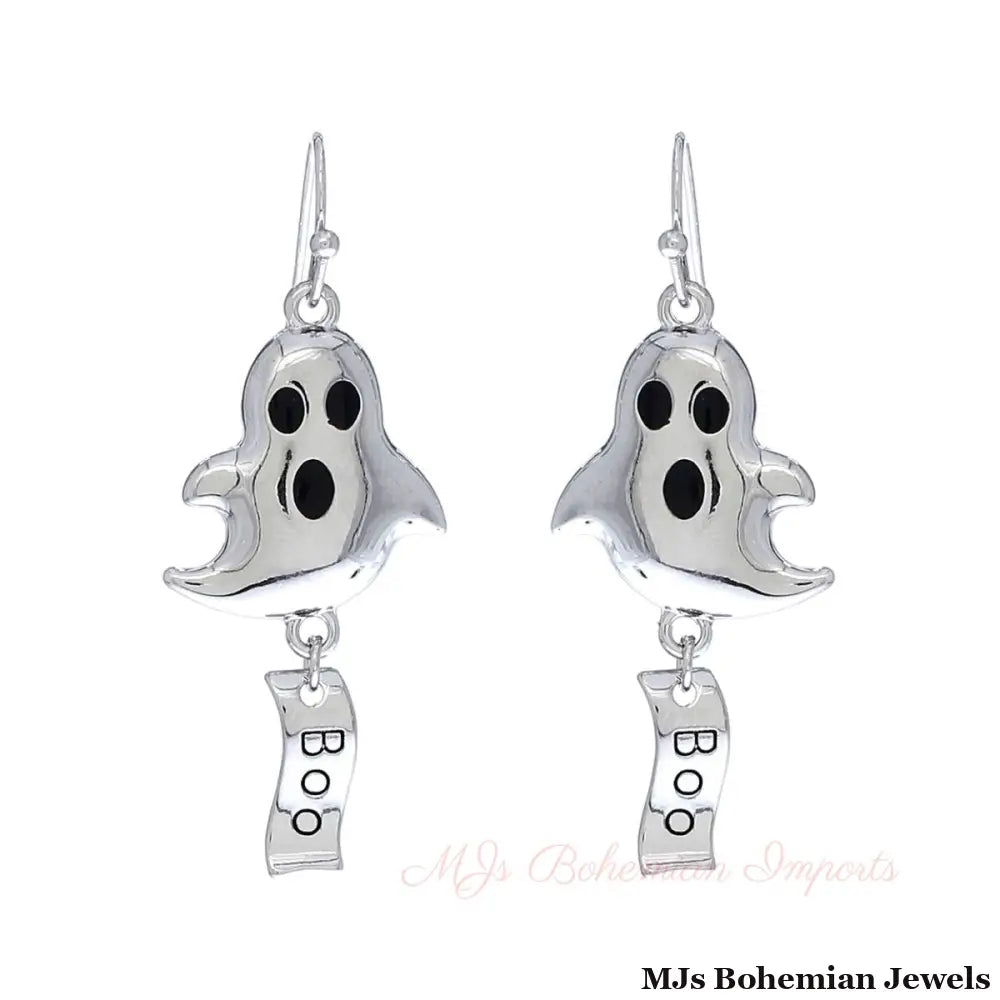 Silver Boo Ghost Fish Hooks