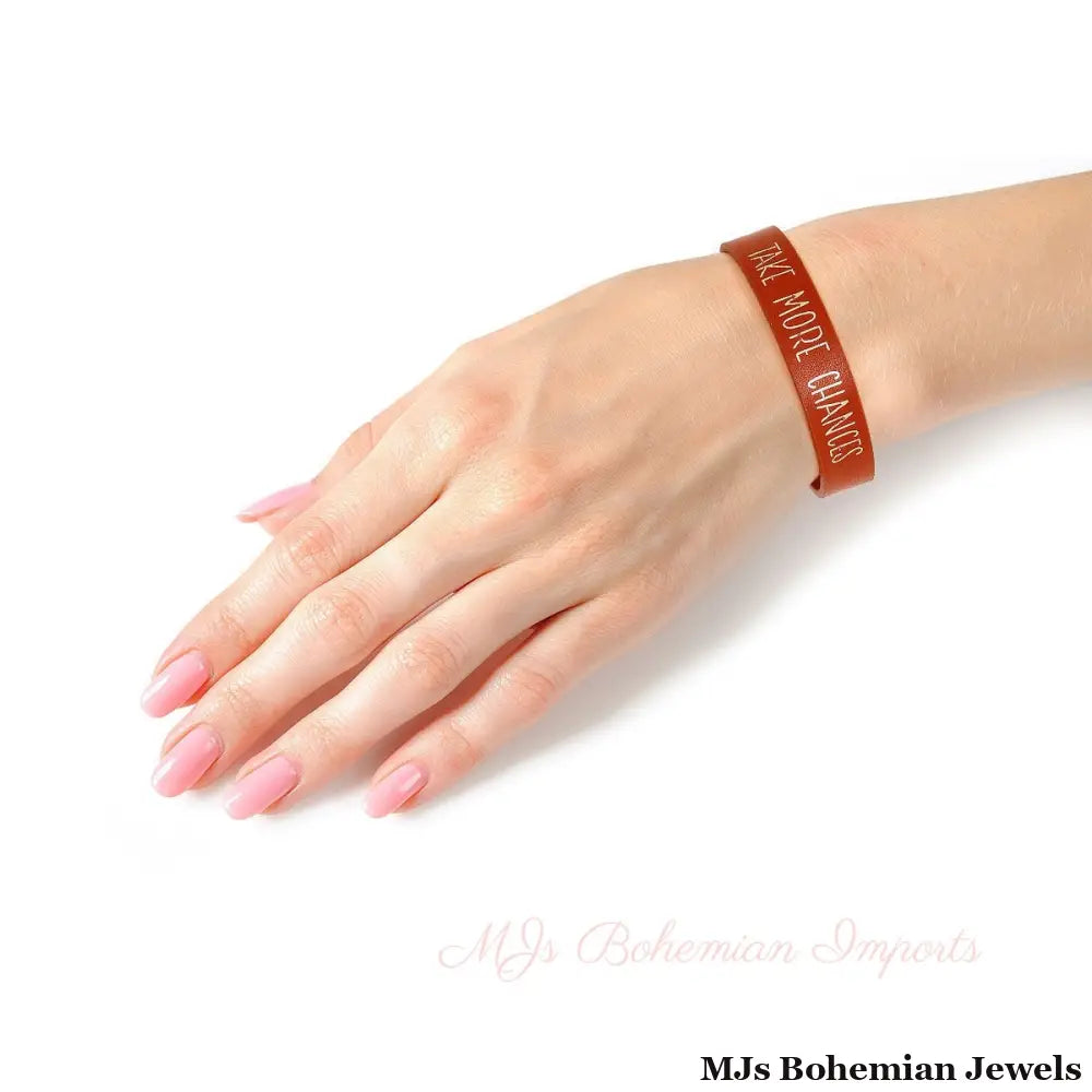 TAKE MORE CHANCES Brown Bracelet