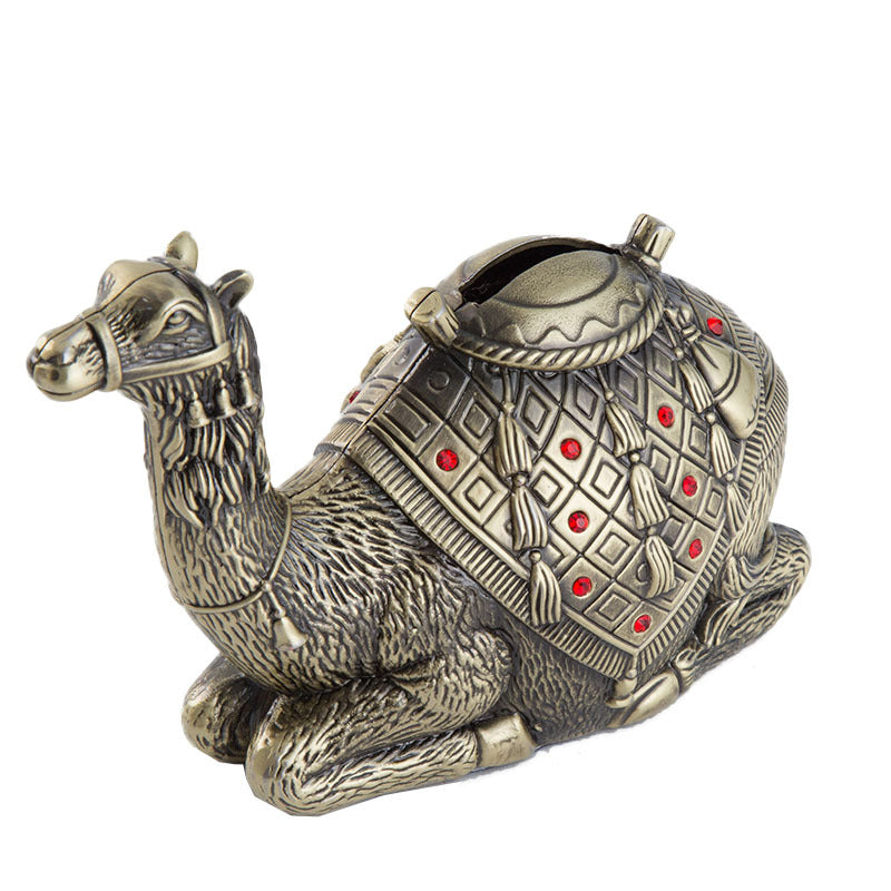 Desert Camel Piggy Bank Golden Handicraft Piggy Bank