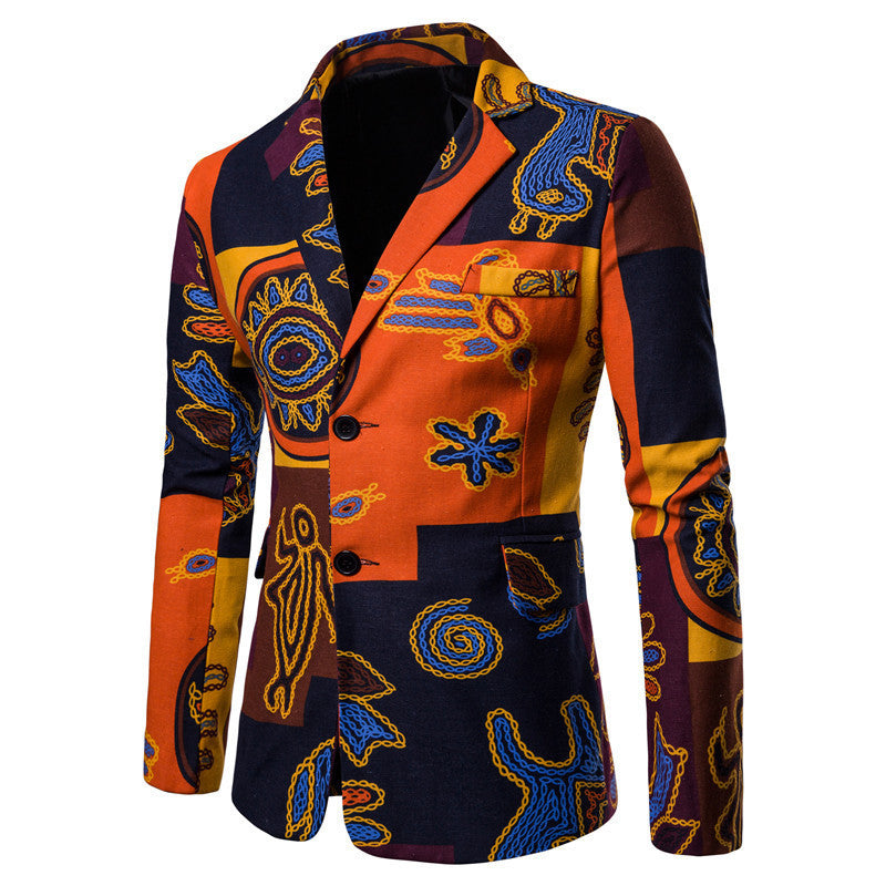 An African Man's Plus Size Suit Jacket