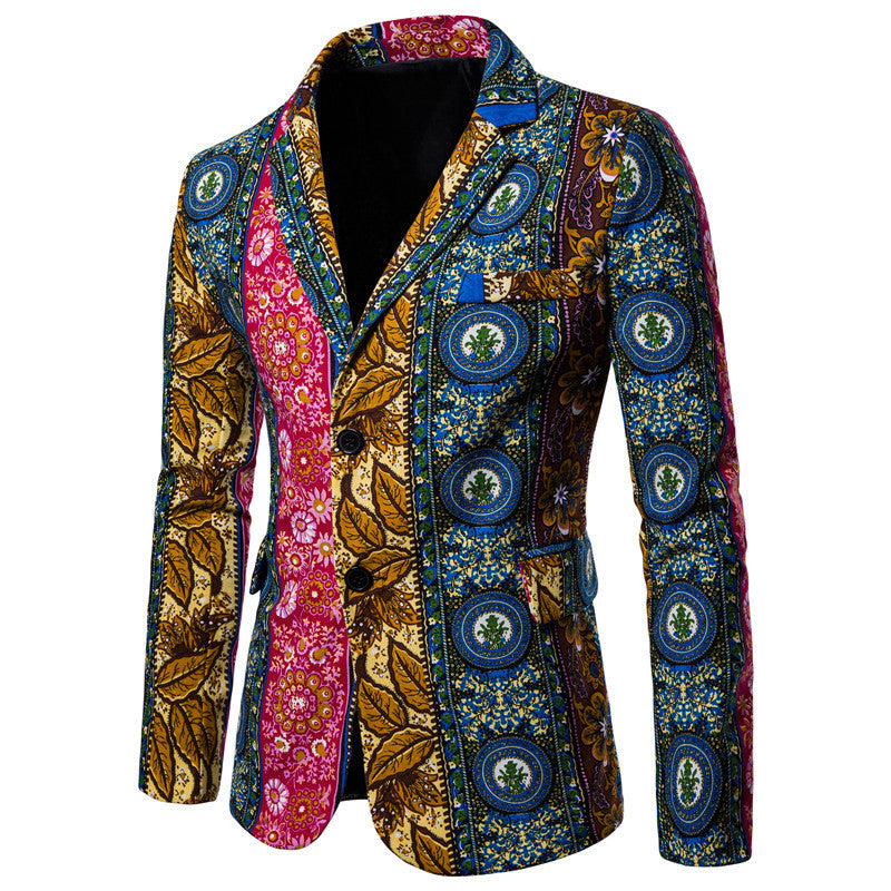 An African Man's Plus Size Suit Jacket