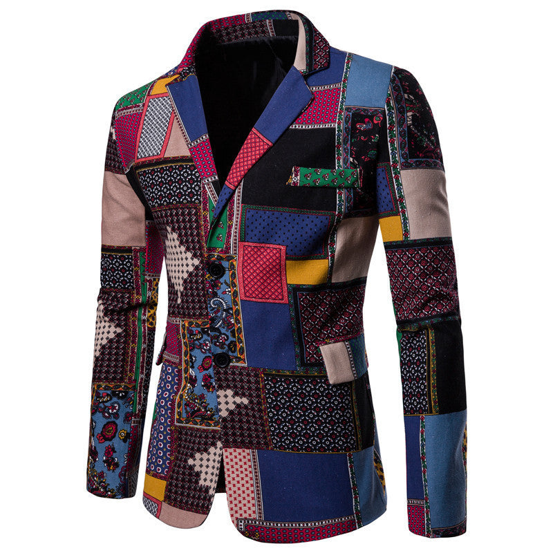 An African Man's Plus Size Suit Jacket