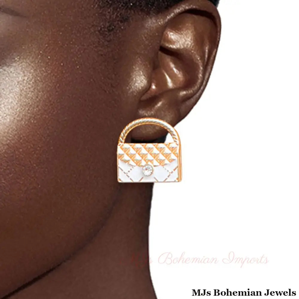 3Pcs Designer-Inspired Lady Silhouette and Charm Stud Sets