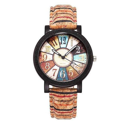 Vintage Leather Women Watch - Casual Quartz Wrist Watch Gift Clock