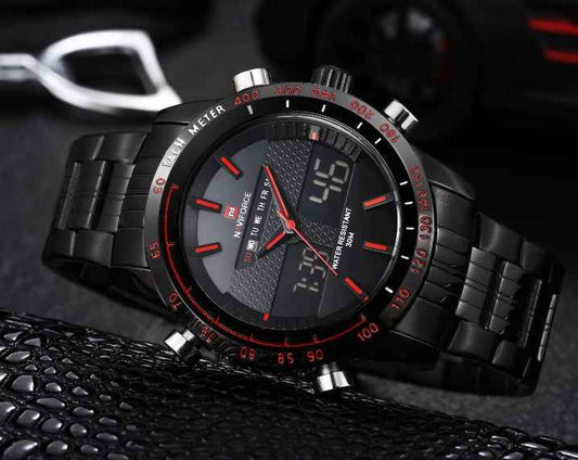 Kairos Naviforce 9024 Men’s Sports Quartz Watch with Dual Display