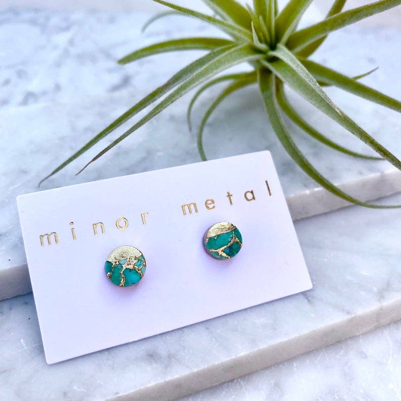 Turquoise Stud Earrings
