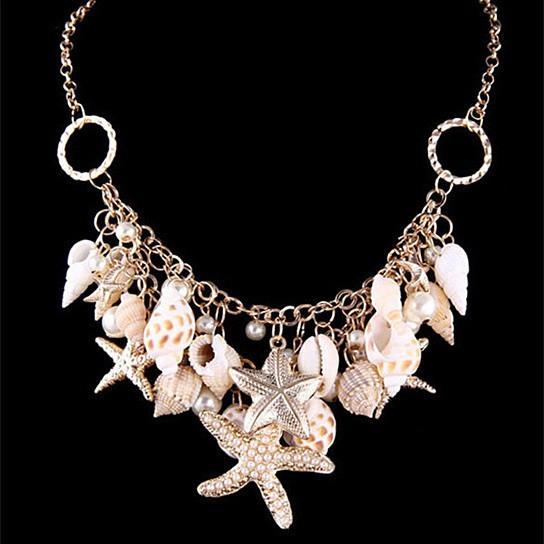 Sweet Nature Necklace With Sea Shells