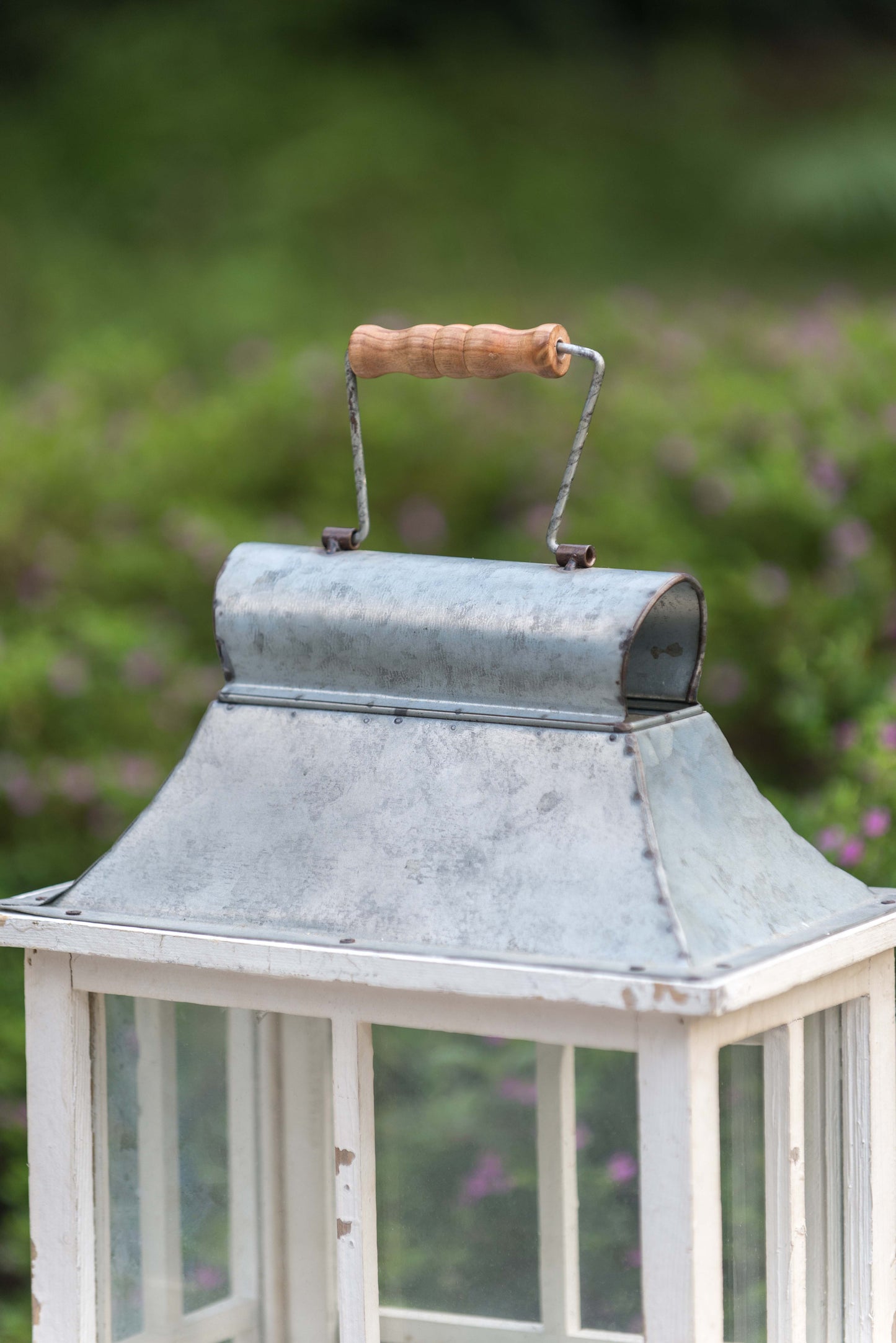 Wooden Candle Decorative Hurricane Lantern