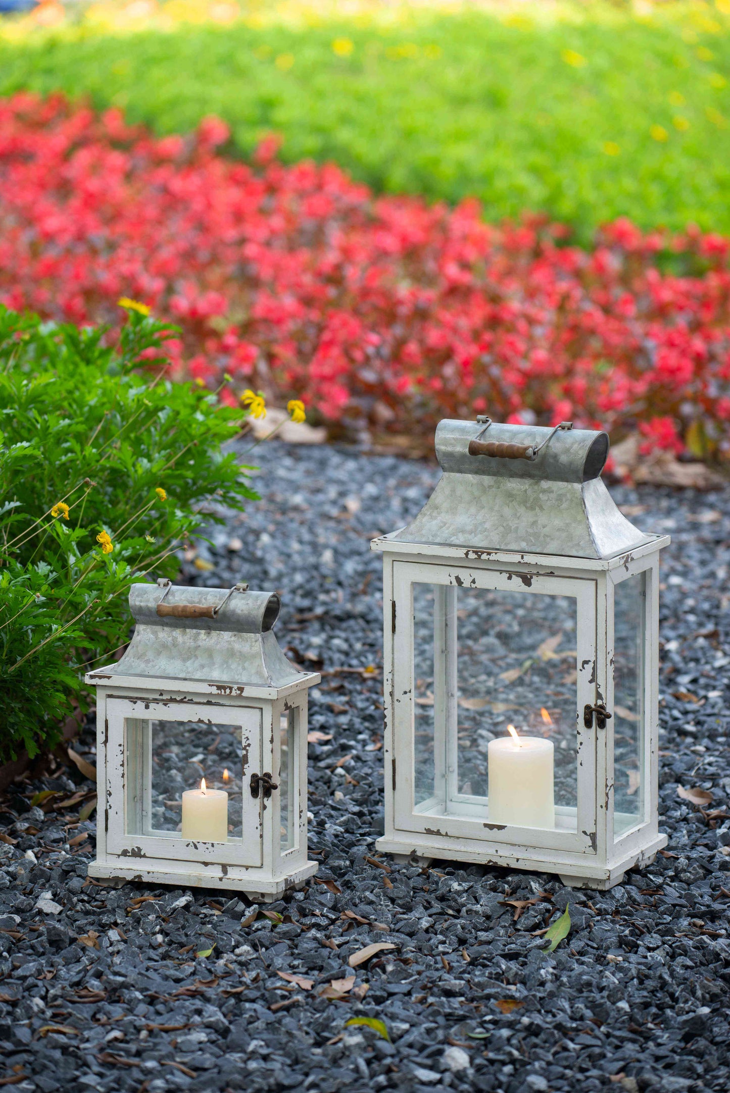 Wooden Candle Decorative, Hurricane Lantern Holder