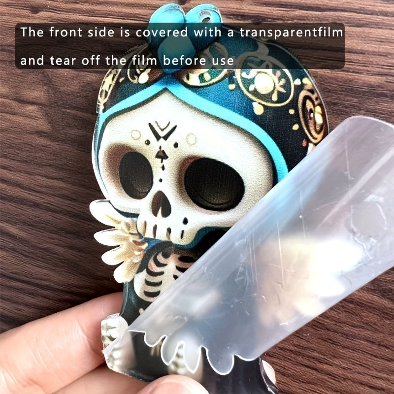 Winged Skull Halloween Car Pendant