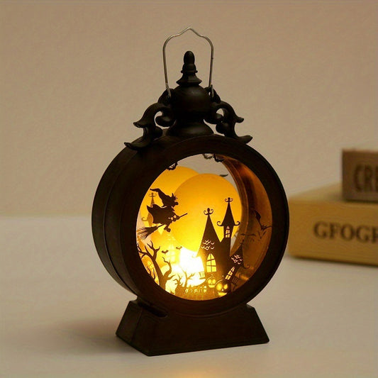 Vintage LED Halloween Candle Lantern Halloween Lantern