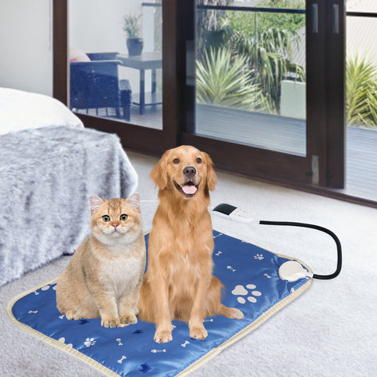 Pet Heating Pad Electric Dog Cat Heating Mat Waterproof Warming Blanket