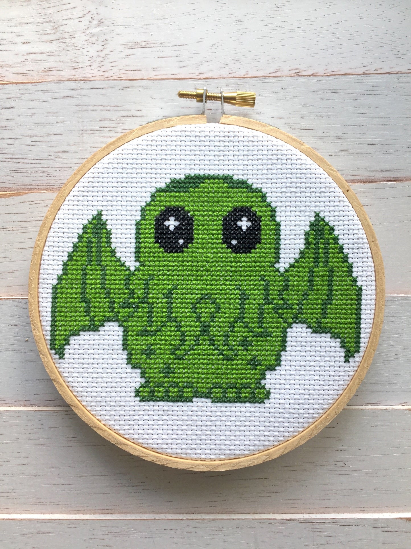Cute Cthulhu Counted Cross Stitch DIY KIT Intermediate