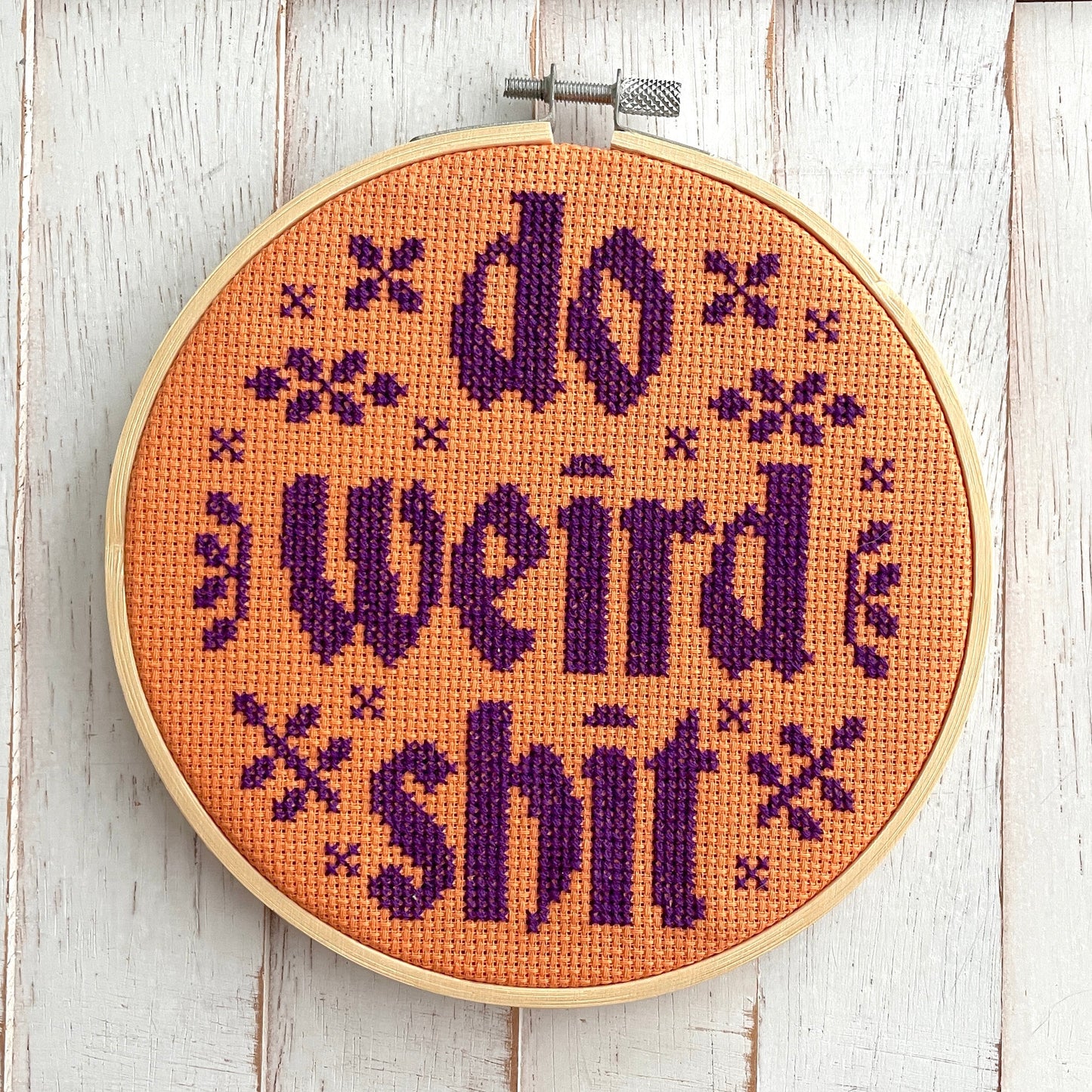 Do Weird Shit Counted Cross Stitch DIY KIT