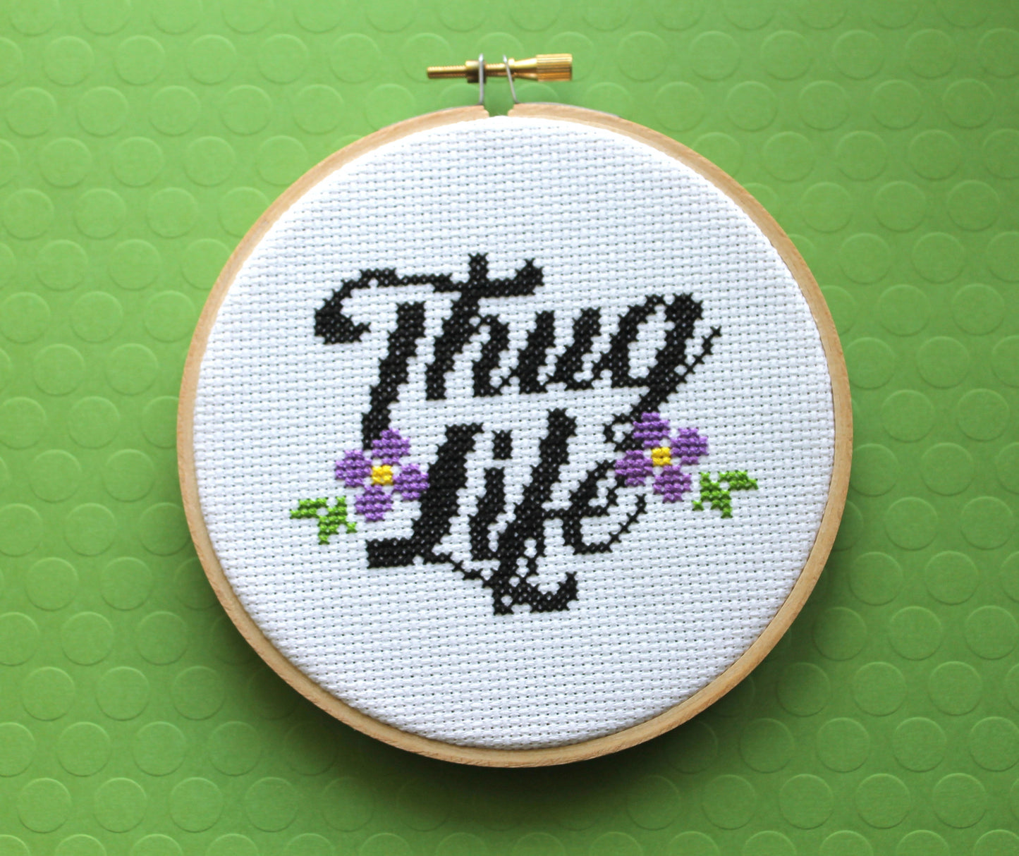 Thug Life Counted Cross Stitch DIY KIT Intermediate