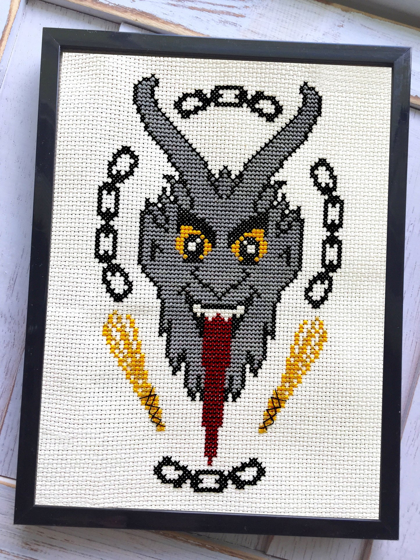 Krampus Counted Cross Stitch DIY KIT