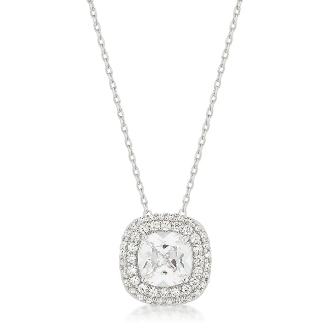 Pave Halo Pendant