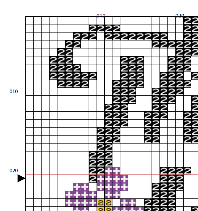 Thug Life Counted Cross Stitch DIY KIT Intermediate