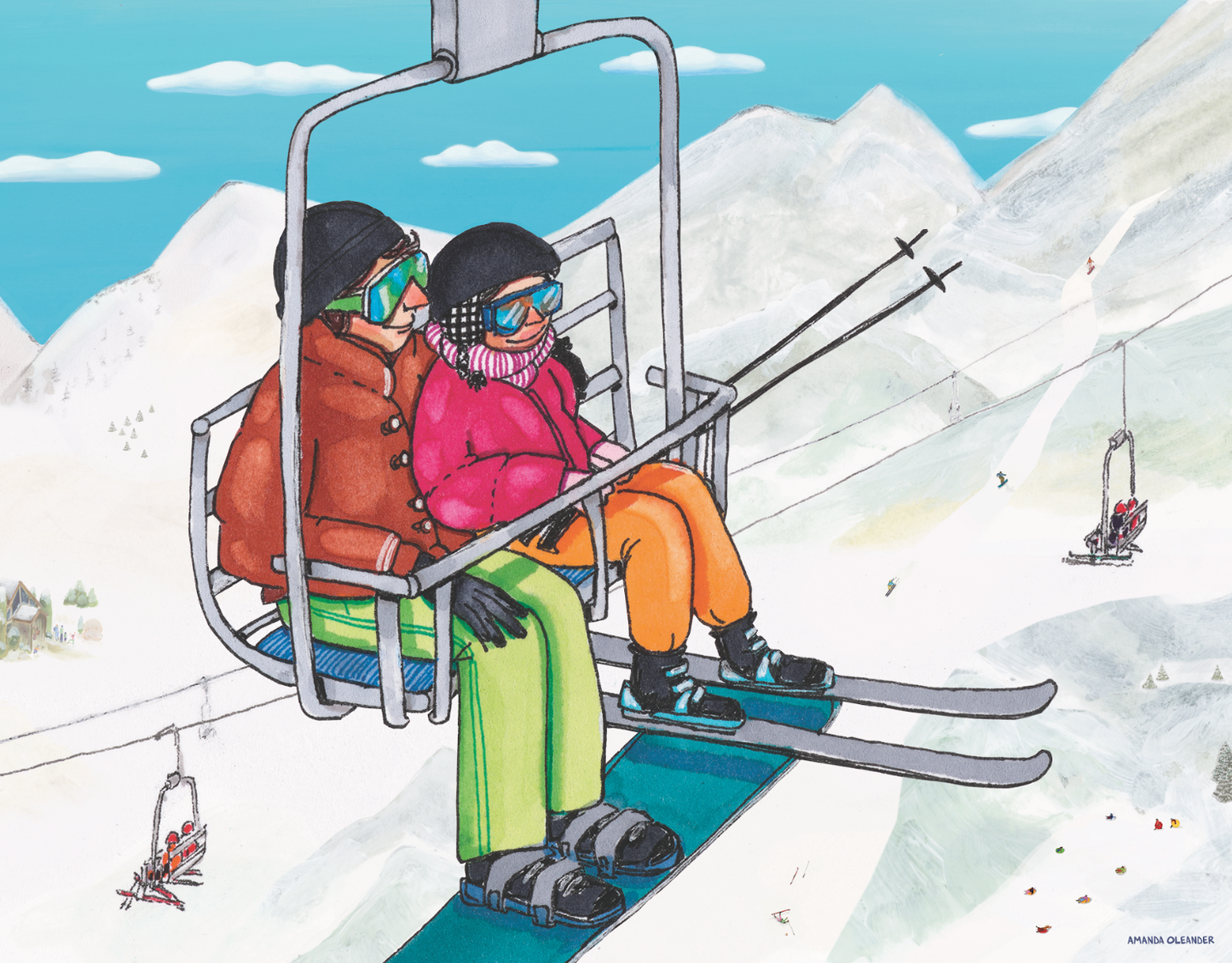 The Skiers, Amanda Oleander