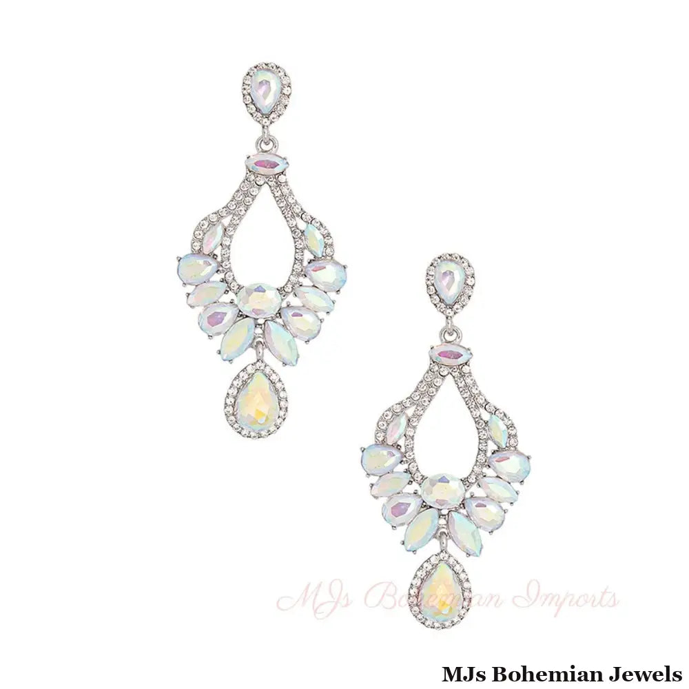 AURBO Silver Elegant Teardrops