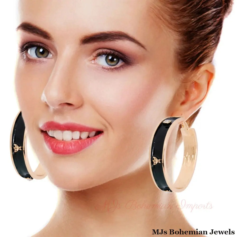 Black Bee Casting Heavy Hoops