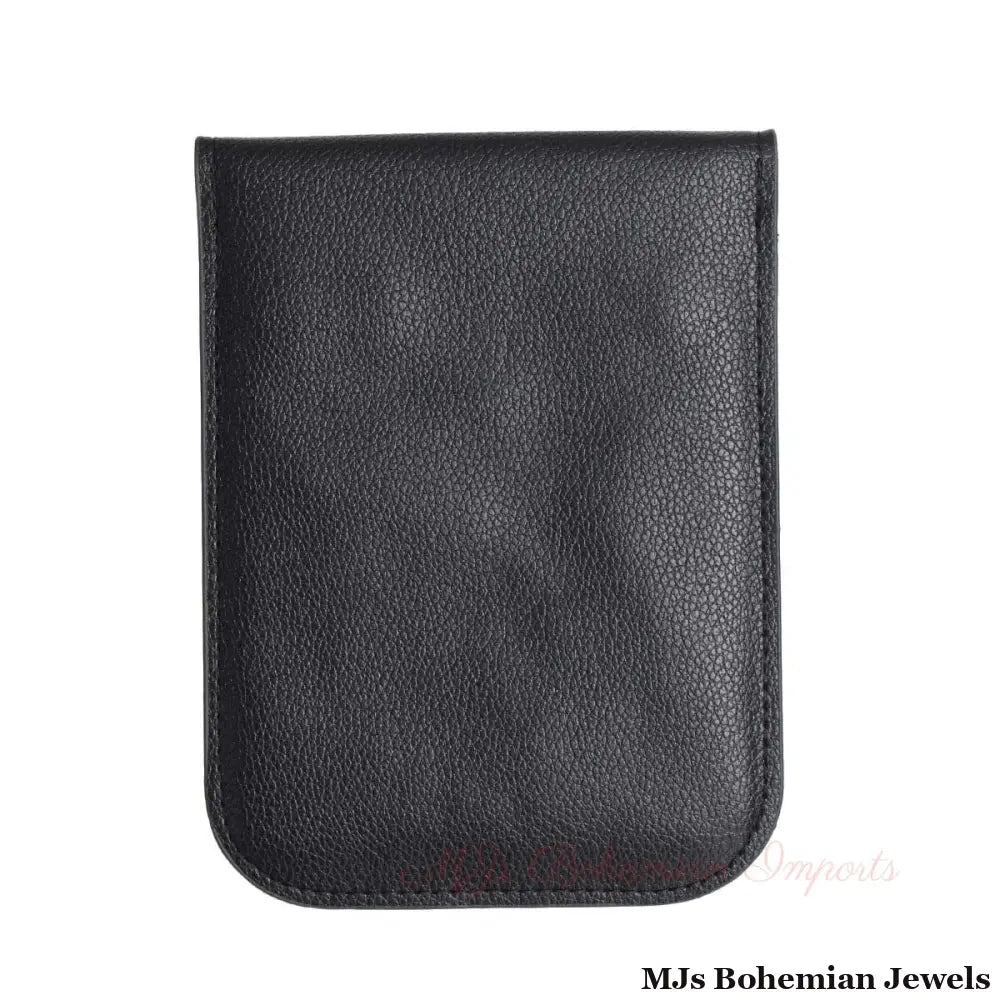 Black Fleur de Lis Beaded Phone Crossbody