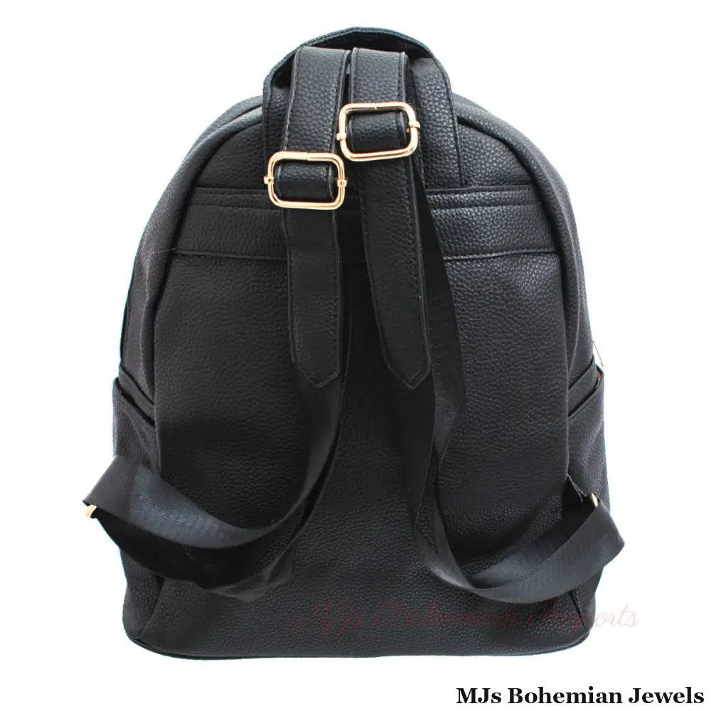Black School Daypack Backpack