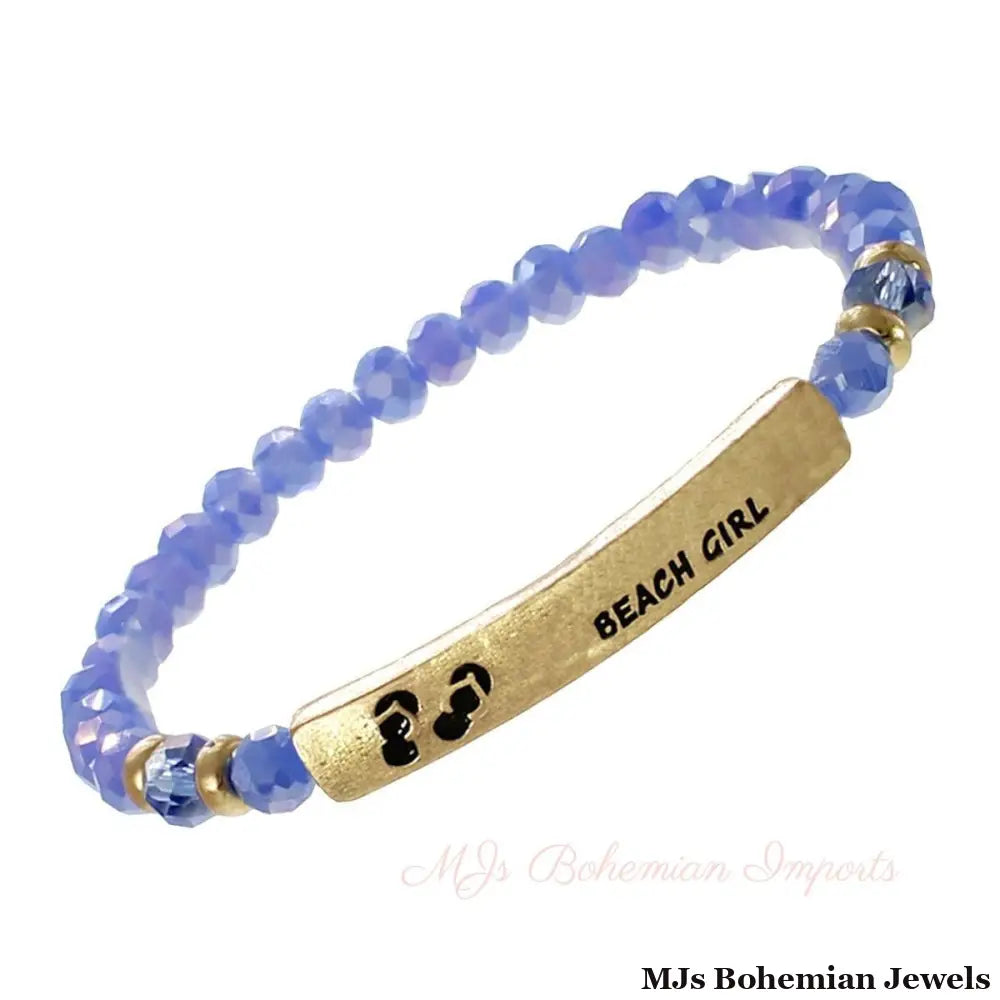 Blue Beach Girl Bracelet