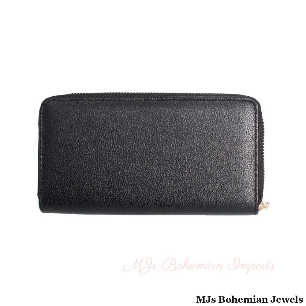 Blue Evil Eye Beaded Wallet