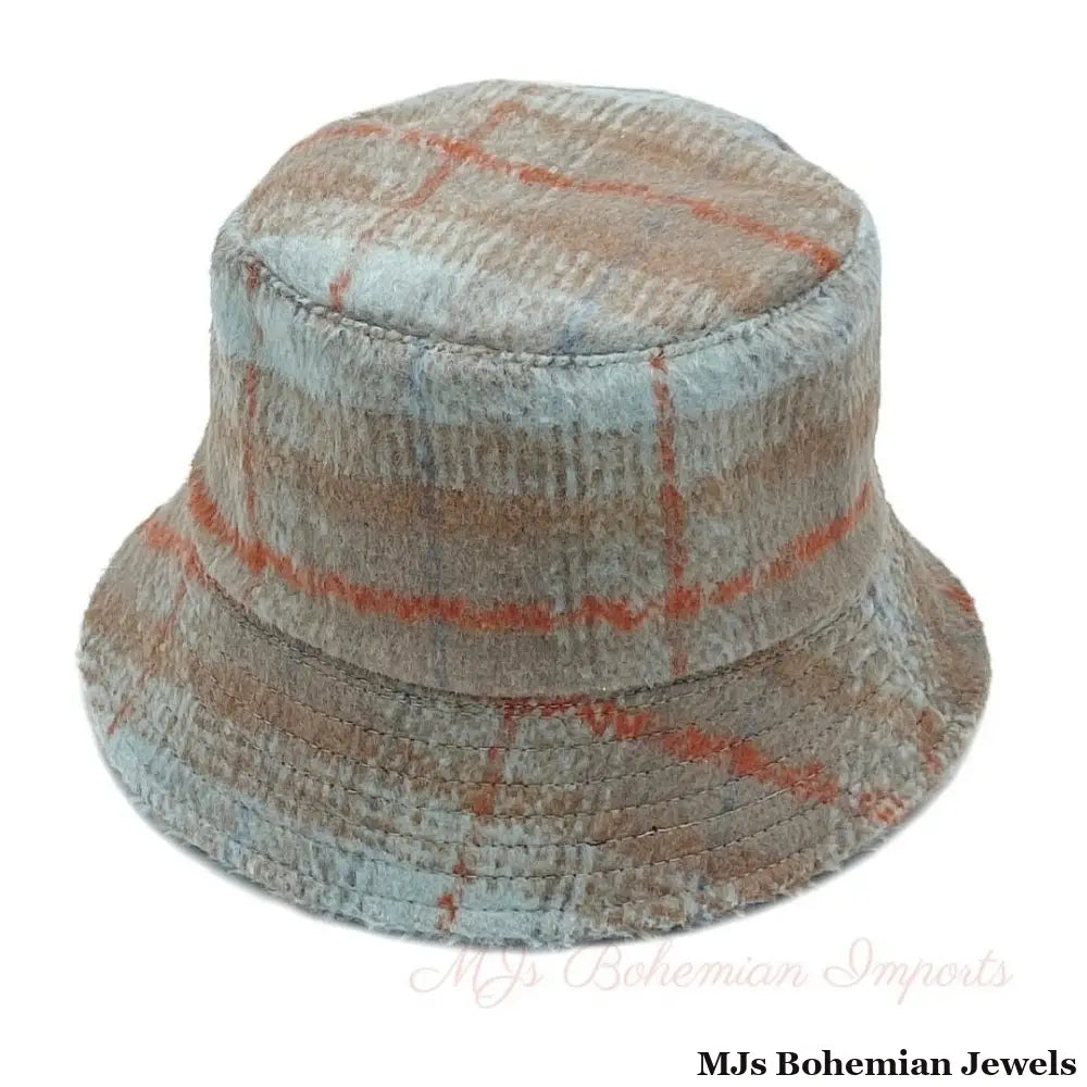 Blue Signature Plaid Bucket Hat