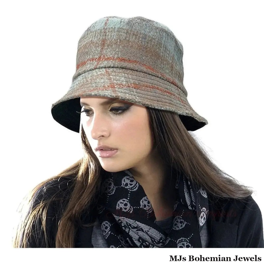 Blue Signature Plaid Bucket Hat