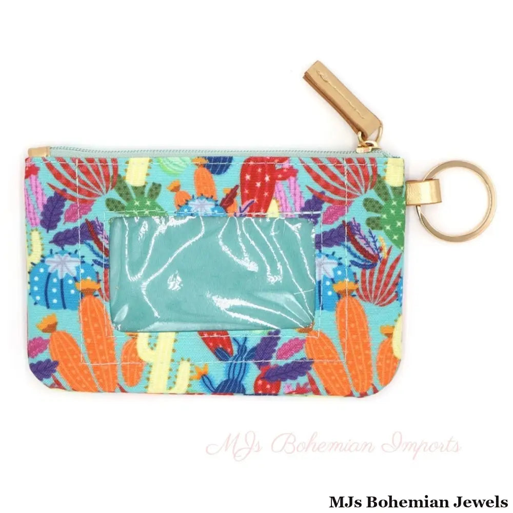 Colorful Cactus ID Wallet
