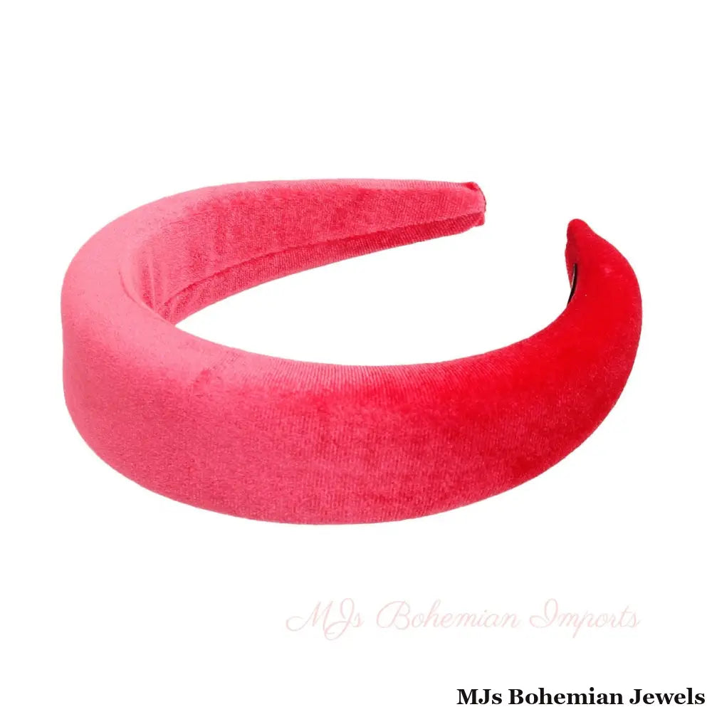 Fuchsia Velvet Headband