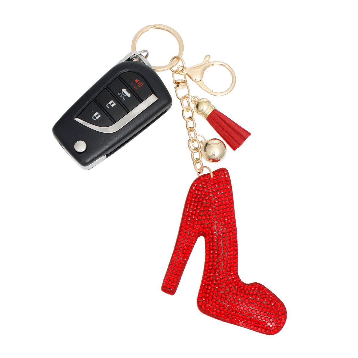 Red Heel Keychain Clip|7 x 2.65 inches