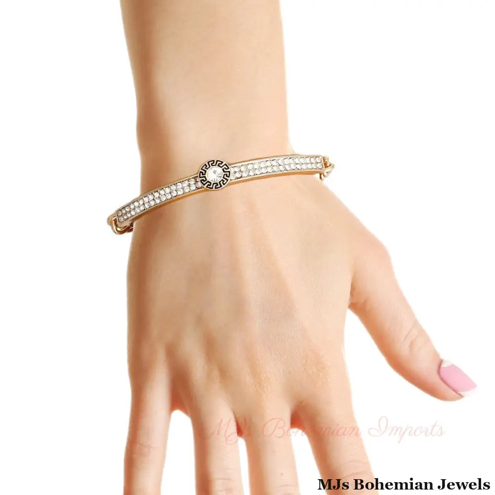 Gold Chain Bangle - Bespoke Half Chain