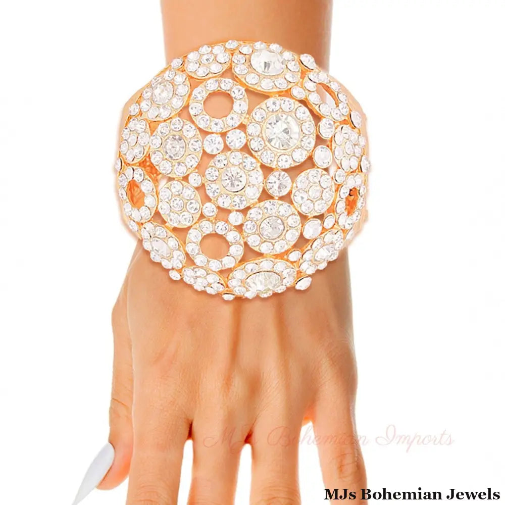 Gold Chunky Domed Cuff