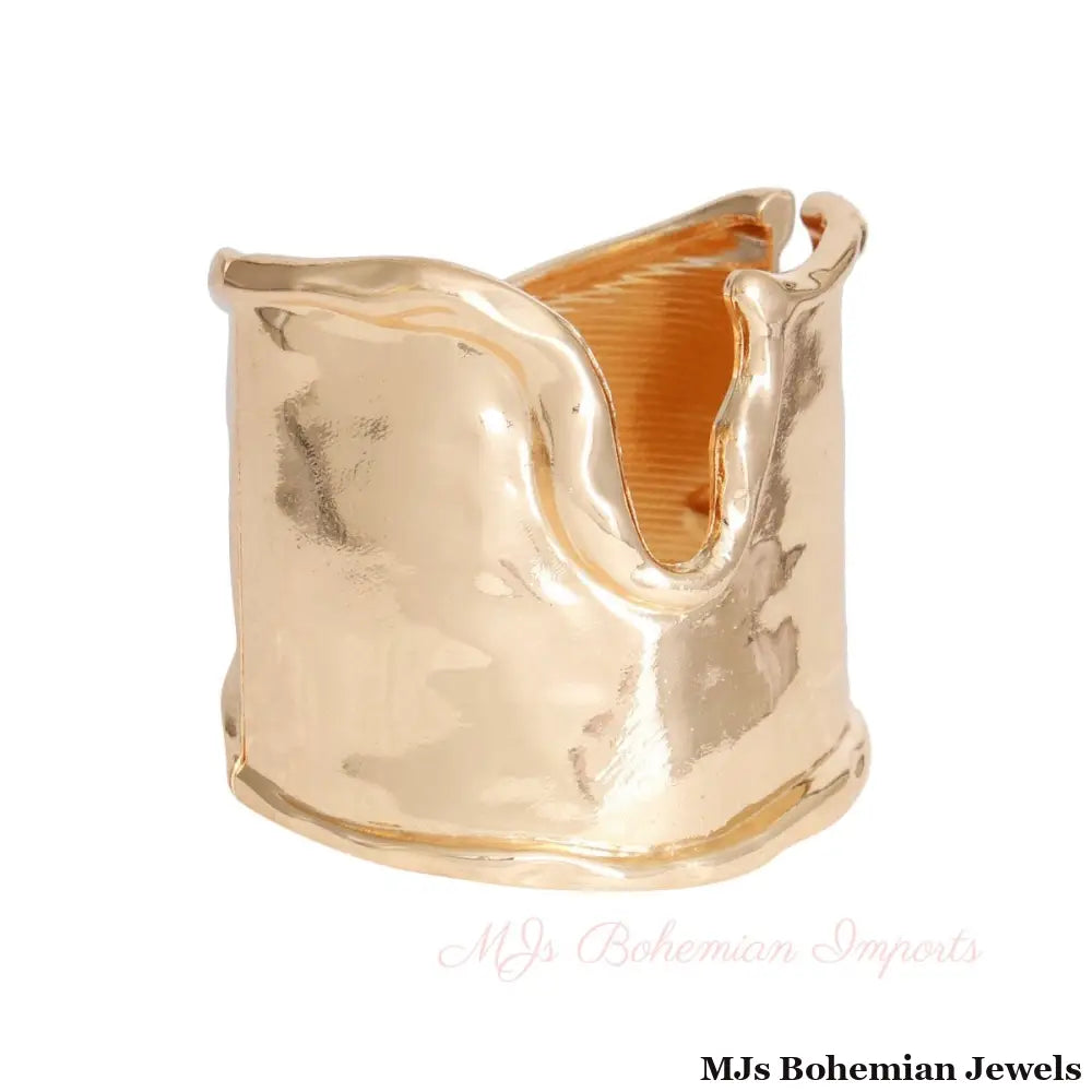 Gold Cut Out Edged Cuff